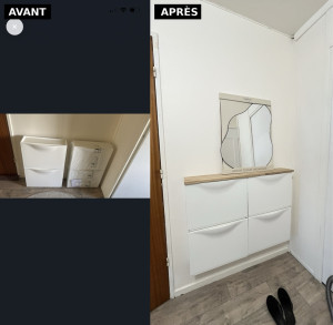 Photo de galerie - Installer une armoire à chaussures 