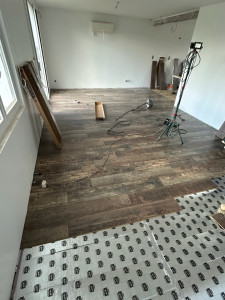 Photo de galerie - Pose de parquet stratifié 