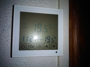 Photo de galerie - Installation thermostat d'ambiance.