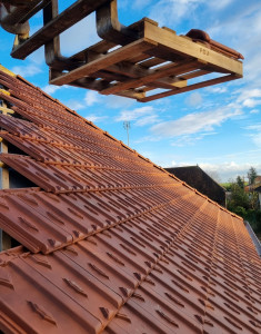 Photo de galerie - Couverture en tuiles mécanique.