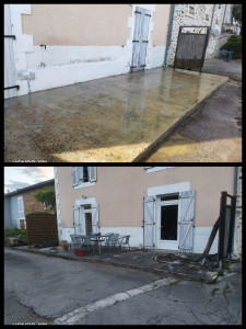 Photo de galerie - Nettoyage terrasse 
