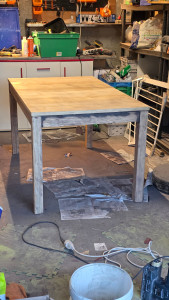 Photo de galerie - Rénovation table 