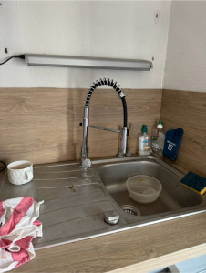 Photo de galerie - Remplacement mitigeur et évacuation 