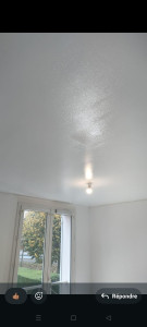 Photo de galerie - Peinture plafond (séchage)