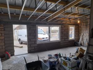 Photo de galerie - Ferraillage du plafond