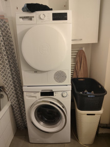 Photo de galerie - Installation lave-linge et sèche linge 