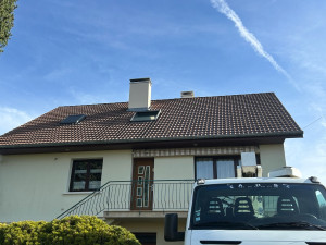 Photo de galerie - Décapage, haute pression est couches de Hydrofuge travail effectué avec Nacelle