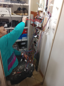 Photo de galerie - Dépose tableau électrique existante