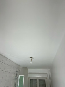 Photo de galerie - Réfection et finition d un plafond salle de bain 