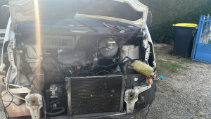 Photo de galerie - Remplacement boîte et embrayage sur trafic 