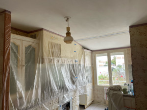 Photo de galerie - Réfection peinture cuisine 