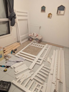 Photo de galerie - Montage de lit superposé