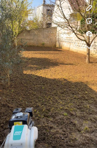 Photo de galerie - Préparation de sol pour semer du gazon