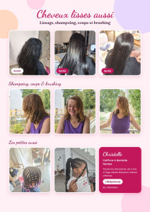 Photo de galerie - Shampooing, coupe, brushing, lissage 