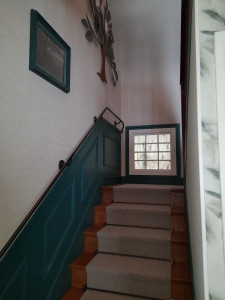 Photo de galerie - Peinture et pose chemin de moquette 