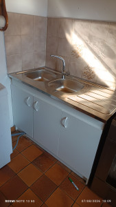 Photo de galerie - Pose d' Evier cuisine et meuble