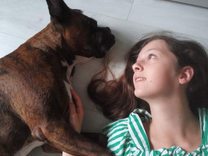 Photo de galerie - Ipsy, boxer qui m'a vu grandir et dont j'ai pu m'occuper des mes 12 ans