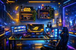 Photo de galerie - Setup gaming 