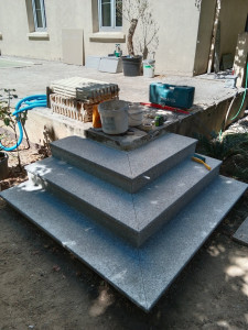 Photo de galerie - Escalier en granit 