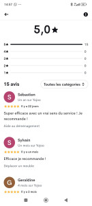Photo de galerie - J'ai une quinzaine de déménagements à mon actif.
