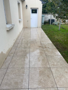 Photo de galerie - Terrasse céramique sur plot 