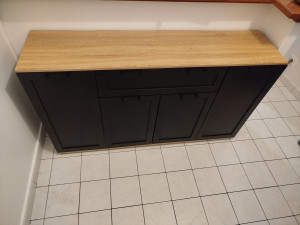 Photo de galerie - Montage d'un meuble but avec tiroir et placard pour rangement de cuisine