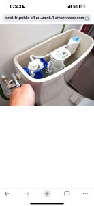 Photo de galerie - Remplacement et réparation wc mécanisme de chasse d eau sanibroyeur