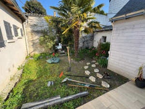 Photo de galerie - Avant d’un jardin situé à Angers