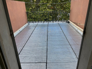 Photo de galerie - Etanchéité sur terrasse , soudure a chaud avec relevés 