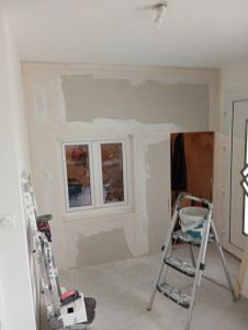 Photo de galerie - Pose de placo 