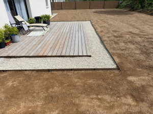 Photo de galerie - -terrassement/ aménagement / rée gazonnement