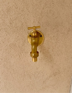 Photo de galerie - Pose robinet d’arrosage extérieur 