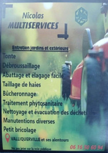 Photo de galerie - Carte de services