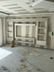 Photo de galerie - Travaux Placo avec une création consol