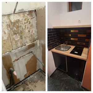 Photo de galerie - Rénovation kitchenette 