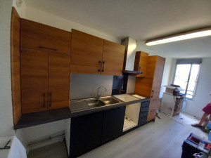Photo de galerie - Pose d'une cuisine
