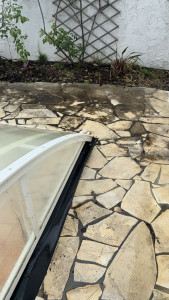 Photo de galerie - Nettoyage de dalles au d'Alep 2100
