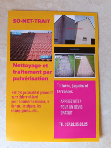 Photo de galerie - Nettoyage toitures,terrasses,facades