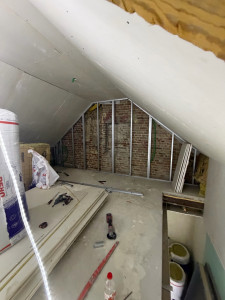 Photo de galerie - Rénovation d’un étage complet en BA13