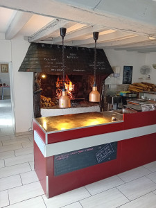 Photo de galerie - Lampe chauffante installé à l'auberge du Vigneron à Notre-Dame D Allençon 