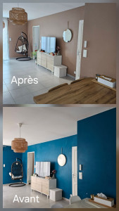 Photo de galerie - Travaux de peinture.