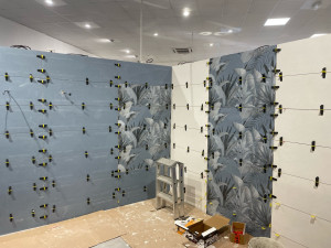 Photo de galerie - Pose de carreaux et joints sol et mur