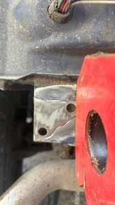 Photo de galerie - Soudure attelage voiture après que celle ci est casser
