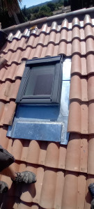 Photo de galerie - Étanchéité en zinc (velux)