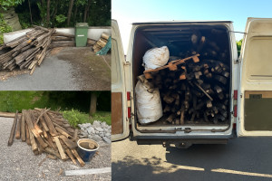 Photo de galerie - Déblaiement bois (avant/après)