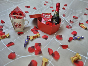 Photo de galerie - Préparation d'un appartement pour la Saint Valentin 