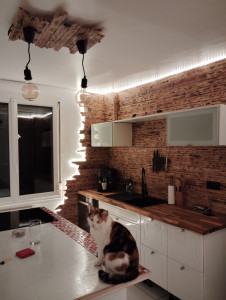 Photo de galerie - Cuisine réalisée en palettes