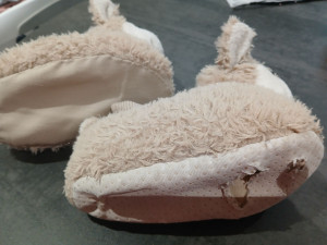 Photo de galerie - Réparation chaussons enfants