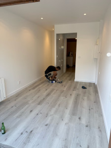 Photo de galerie - Rénovation totalement intérieure, Placo, banda, ment, peinture, Parquet, chauffage Électrique