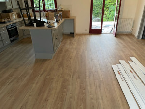 Photo de galerie - Pose de parquet - Revêtement de sol